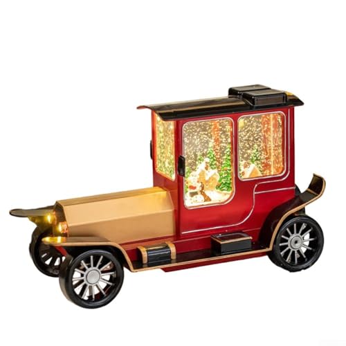 Dekorative Weihnachts-Windlichter und Spieluhren für Kristallkugeln, entworfen, um eine fröhliche Urlaubsumgebung für Zuhause und Büro zu schaffen (Baumhaus)