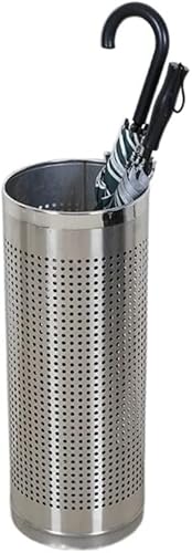 Schirmständer aus Edelstahl mit Aufbewahrung, langlebig und stilvoll für Zuhause, Hotel, Büro und Korridor