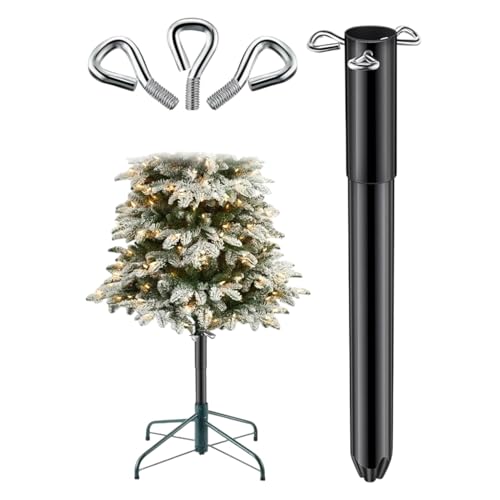 Weihnachtsbaum-Höhenverg rößerer, Künstlicher Weihnachtsbaumständer Aus Metall, Stabiler Baumständer Aus Metall Mit 3 Befestigungsschrauben, Weihnachtsbaumständer Aus Eisen Für Zuhause