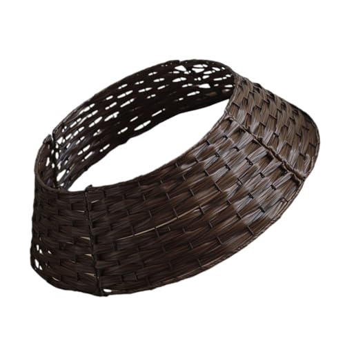 Warmhm Weihnachtszaun Bauernhaus-weihnachtsbaum rock Dekorativer Baumrock Weihnachtsständer Baumkragen Geflochtener Weihnachtsbaumkragen Weihnachtsbaum Kragen Plastik Der Zaun Korb