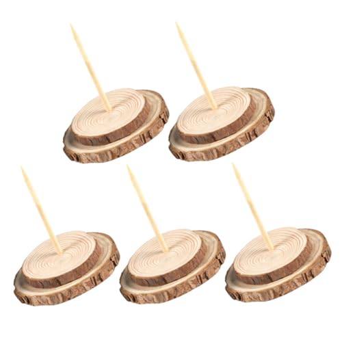 ABOOFAN 5 Stücke Holz Ständer Weihnachten Baum Basis Künstliche Baum Natürliche Holz Baum Ständer Für Gefälschte Weihnachts Bäume