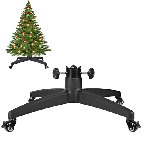 WEIMELL Weihnachtsbaumständer für 2,7 m künstliche Bäume, rollende Räder, beweglich, universal, passend für 2,7 m große künstliche Bäume, 3,5   6,5 cm Stange (Ständerdurchmesser 78,9 cm)