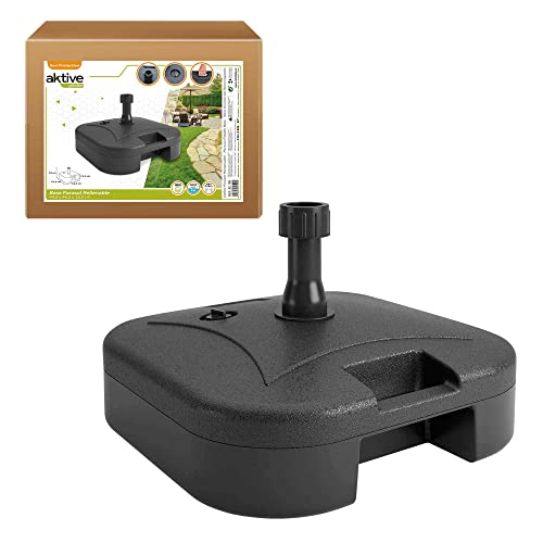 Aktive 62199 - Sonnenschirmständer aus Kunststoff 44 x 44 x 13 cm, 19 kg