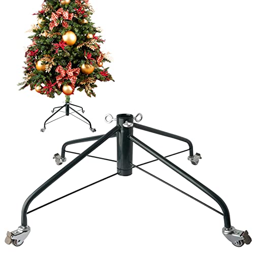 EZYDECOR 55,1 cm großer künstliche Bäume, Metall Weihnachtsbaumsock el, Ersatz