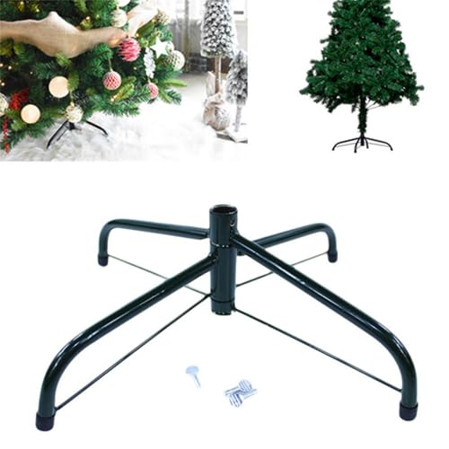 Generisch Weihnachtsbaumständer, 30cm Metall Weihnachtsbaum Sockel, Künstlicher Weihnachtsbaum Halter, Weihnachten Baumständer Zubehör Für Weihnachts Dekorationen