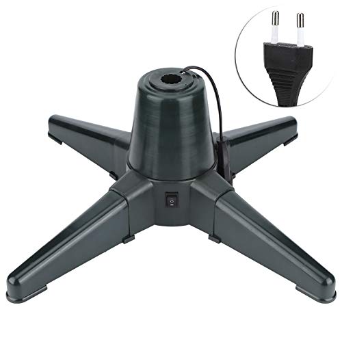 Acouto Weihnachtsbaumständer, Elektrisch, 360 Grad Drehbar, Basis, Baumstütze, Regal, Dekorationen für Zuhause, 40 cm, Alle Rotierenden Sekunden, Verbrauch Ist 70 Niedrig, um Kontinuierlich zu