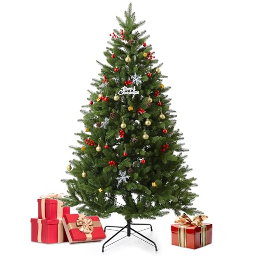 EVGN Künstlicher Weihnachtsbaum 180 cm – Nordmanntanne Optik – Dicht & naturgetreu – Premium PE+PVC Zweige mit stabilem Metallständer – Einfacher Aufbau & wiederverwendbar.