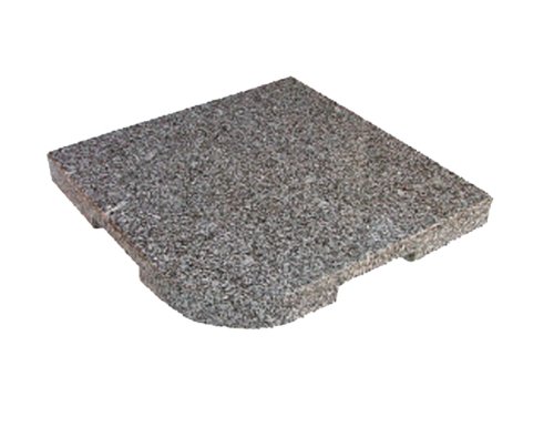 DELSCHEN 8456-900-170 Granit-Platte 25 Kg, 480 x 480 x 40 mm, grau