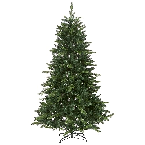 EGLO Künstlicher Weihnachtsbaum Bergen, naturgetreuer Deko Tannenbaum für Innen, Kunstbaum wie echt, Christbaum zum Stecken, 180 cm