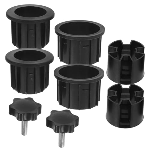 BESPORTBLE Patio Sonnenschirmständer Ersatzteile Silikon Abdeckung Schrauben Robustes Zubehör für Garten Balkon Terrasse Kompatibel mit Sonnenschirm Bodenanker und Schirmhalterungen