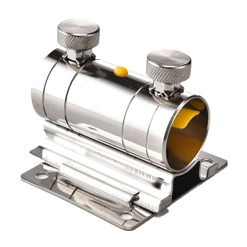 yanwuwa Leichter, tragbarer Angelschirmhalter, verstellbarer Schirmständer für Angelboxen, einfache Installation, verstellbarer Schirmhalter aus Edelstahl