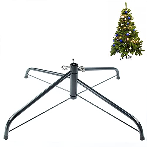 SYITCUN 70cm Weihnachtsbaumständer,Un iverseller Christbaumständer für künstliche Bäume 60–300cm,Robuster Weihnachtsbaum Ständer bis 50kg,Faltbarer Baumständer Weihnachten,Christmas Tree Stand