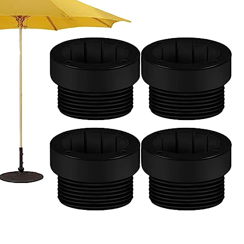 Voihamy Pool-Regenschirm-Stabilis ator-Adapter, Terrassenschirm-Stangenh lse - 4 Stück Ständerbasis-Stangenhalt erhülsen | Zubehör für Terrassenschirme, Zubehör für Poolschirme für 1