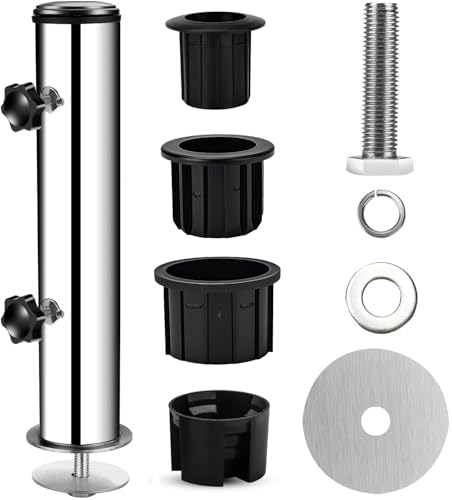 Schirmrohr-Basis, universeller Granit-Ständer, für den Außenbereich, Steinschirm, Edelstahlrohr-Basis, robuster Fahnenmasthalter, Tisch-/Heimwerker-Schirmr ohr-Halterung, Schirmrohr