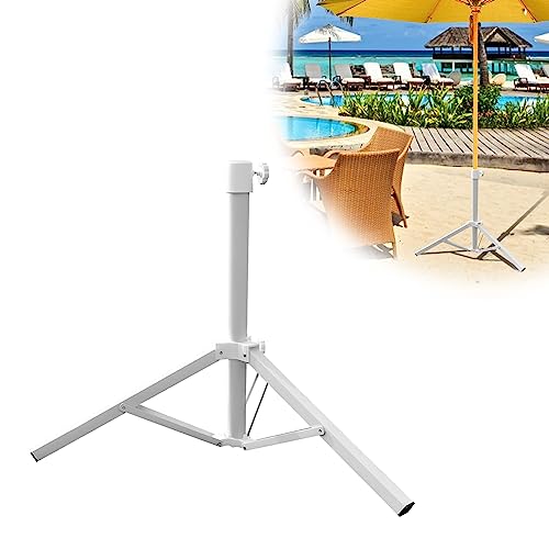 Sonnenschirmständer Sonnenschirmhalter aus Stahl Schirmständer Sonnenschirm 25mm-33mm Bodenhülse Sonnenschirm Ständer für Sonnenschirm Rasendorn für Sonnenschirm für Strand, Sand, Rasen (Groß)