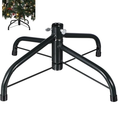Cabilock Weihnachtsbaumständer Aus Stabiler Metallkonstruktion Drehbarer Sockel Für Weihnachtsbäume Bis 2 Meter Inkl Wasserschale Ideal Für Festliche Weihnachtsdekoration
