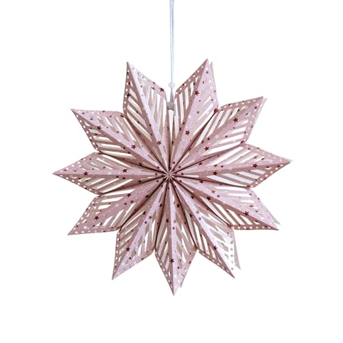 NVOQILIN Papier-Schneeflocken-Orna ment, wasserdicht, knitterfrei, für Weihnachtsbaum, Decke, Fenster, Dekoration