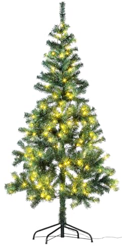 infactory Tannenbaum: Weihnachtsbaum mit Bodenständer, 180 cm, Versandrückläufer (Weihnachtsdeko)