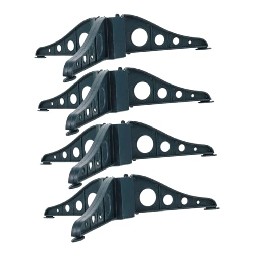 PEPLAYTAL 4 Stück Teiliges Abs Weihnachtsbaumständer Grün Stabile Abnehmbare Christbaumhalterung für Künstliche Bäume Einfache Montage ohne Werkzeug Langlebig und rutschfest