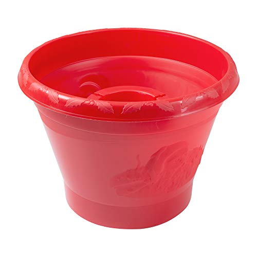 Whatmore Wham Weihnachtsbaumständer mit Wasserreservoir, Kunststoff, Rot