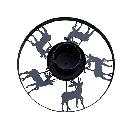 Metall Tannenbaumständer Weihnachtsbaumständer Ø 40cm Baumständer Christbaumständer Modell Hirsch
