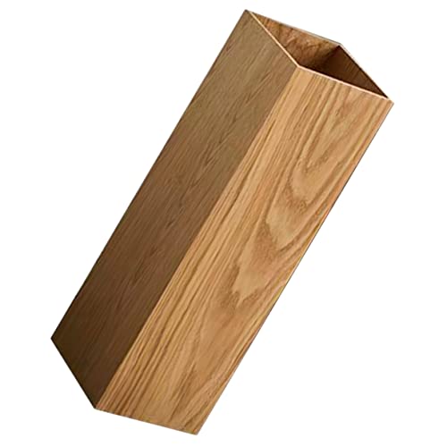 PartyKindom Holz Regenschirmhalter mit Wasserschale Robuster Schirmständer für Eingangsbereich Vielseitiger Aufbewahrungseimer für Regenschirme Zeitungen und Gehstöcke Eleganter Vintage Stil