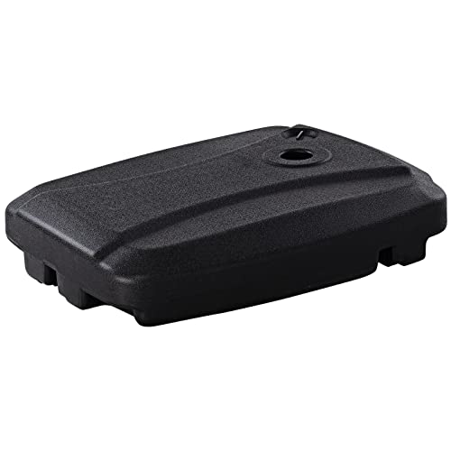 KOMFOTTEU Ampelschirm Ständer mit Rädern, Sonnenschirmständer befüllbar mit 95kg Sand/60L Wasser, Balkonschirmständer für schirmstöck ?65mm, Marktschirmständer & Sonnenschirmfuß für Außenbereich