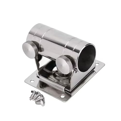 Xuancai Sonnenschirmhalterung Ständer Basis Edelstahl Schirmständer Angelbox Verstellbare Halterung Angelbox Schirmhalter