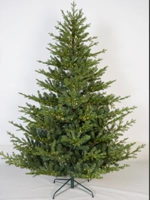 Yorbay Weihnachtsbaum Künstlich 180 cm, PE & PVC Tannenbaum Künstlich mit Eisenständer, zur Weihnachtsdeko