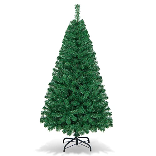 GIANTEX Weihnachtsbaum künstlich 150/180/210/240cm, Bleistift Weihnachtsbaum, Tannenbaum Christbaum Metallständer, Kunstbaum PVC Nadeln grün, Dekobaum Weihnachten für Zuhause Büro Geschäfte (150 cm) GIANTEX Weihnachtsbaum künstlich 150/180/210/240cm, Bleistift Weihnachtsbaum, Tannenbaum Christbaum Metallständer, Kunstbaum PVC Nadeln grün, Dekobaum Weihnachten für Zuhause Büro Geschäfte (150 cm)