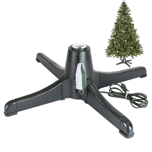 Drehbarer Weihnachtsständer – Verstellbarer Weihnachtsständer, Funktioneller Baumständer, Großer Weihnachtsbaum, Elektrisch Drehbarer Ständer, Zwei-Wege-Drehung, Geeignet Für Weihnachtsbäume Unter 3 M