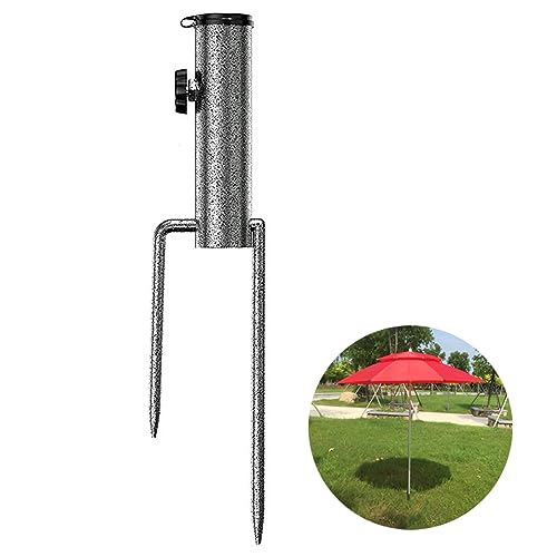 TAIHE Schirmständer Sonnenschirm, Erdspieß Sonnenschirm, Rasendorn Sonnenschirmständer Sonnenschirmhalter, für Sonnenschirm, Gartenschirm, Angelschirm