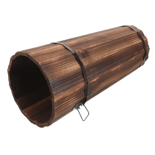 Gatuida Regenschirmhalter Aus Karbonisiertem Holz Stabiler Lagerregal Für Regenschirme Eleganter Schirmständer Für Innen Und Außenbereich Mittlere Design