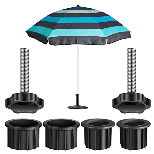 Sonnenschirm Adapter Reduzierungsstücke Schirmständer ,Sonnen Regen SchirmStänder Reduzierung Sonnenschirmständer Reduzierringe Mit Gewindeschraube Für Granit Sonnenschirmständer Und Bodenhülsen