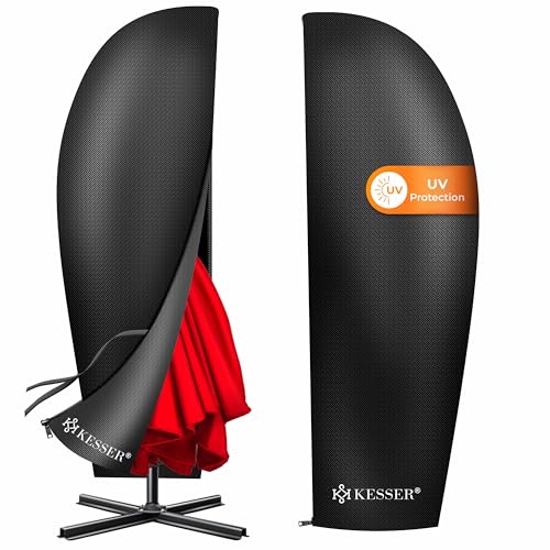 KESSER® Schutzhülle Schirmhaube Abdeckung für Sonnenschirm Schutzhülle Polyester Haube Ø300cm