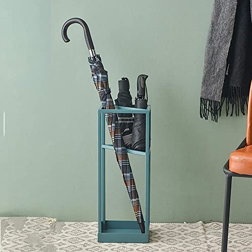KWMAEEUID Schirmständer, Schirmständer aus Metall, Vintage-Stil, Schirmhalter für Lange/Kurze/Blaue Schirme
