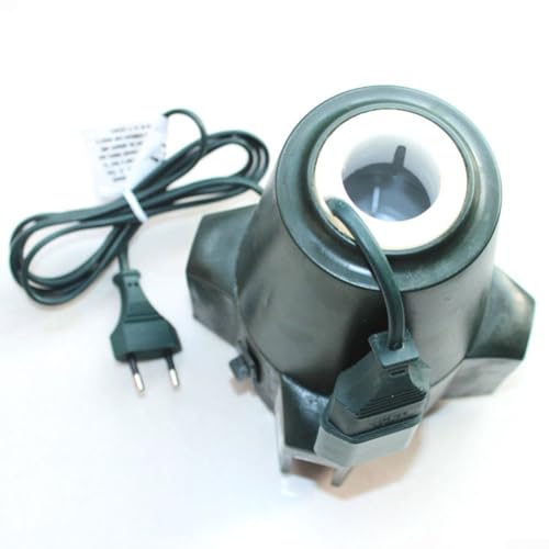 wenyouya 66 cm elektrisch drehbarer Weihnachtsbaumständer, 360° verstellbare Basis, 2,3–3,2 cm Stamm, schwarzer Kunststoff für drinnen und draußen (EU)