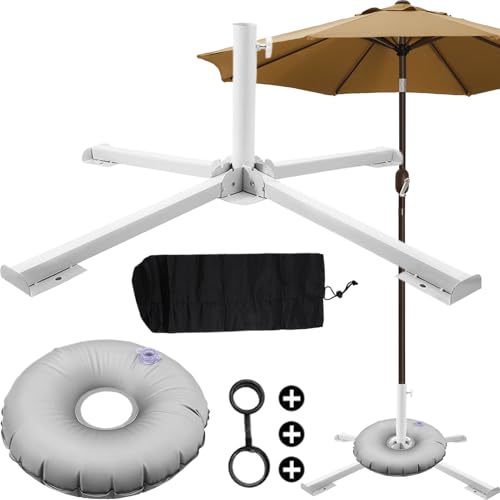 Sghtil Sonnenschirmständer für den, tragbar, für den Garten, winddichtes Zubehör für den Außenbereich, Pool, Balkon, Terrasse, Camping