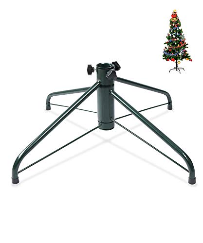 Elfjoy Weihnachtsbaumständer, 50 cm, Eisen Metallhalterung, Gummiauflage Rändelschraube (50 cm)