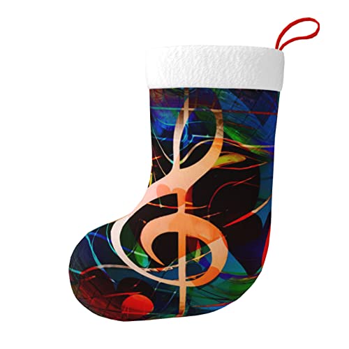 BYTKMRY Musik Serie, Weihnachtsstrümpfe, Goodie Taschen, Weihnachtsdekoration, Strümpfe, Geschenke für Weihnachtsbaum, Familie, Urlaub, Party, Ornament