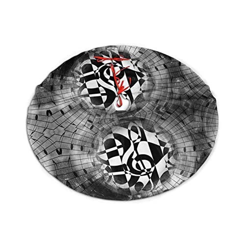 Musikalisches Thema Musik Notenschlüssel Weihnachtsbaumrock, Baumrock Weihnachtsbaum Matte für Weihnachtsdekorationen Festliche Feiertagsdekoration Neujahr Party Supply