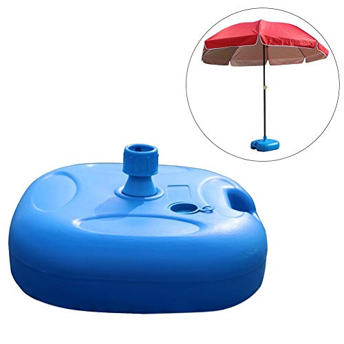 thorityau 20L Square Sonnenschirmständer Gefülltes Wasser Sand Balkonschirmständer Outdoor Schirmständer Für Balkon Garten Camping