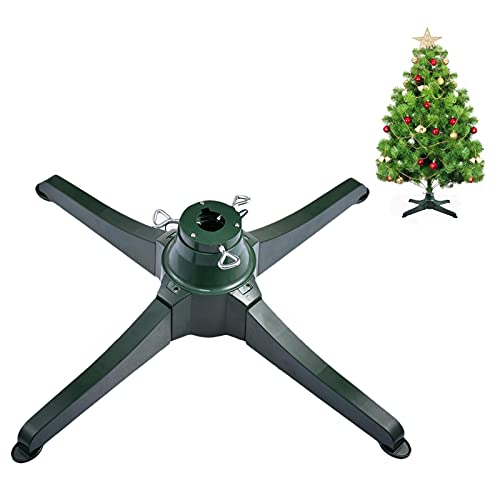 360 Grad Drehbar Einstellbar Weihnachtsbaumständer Elektrischer Drehfuß Für Bis Zu 3/9.8ft Weihnachtsbaum Passend Für Eisenrohr Mit 3,2 Cm Durchmesser