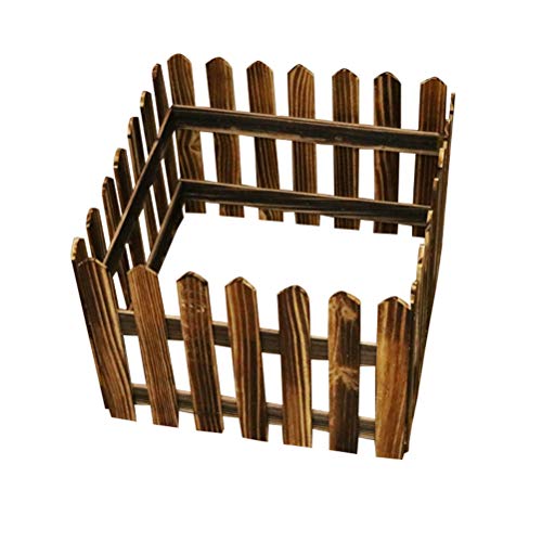 BESTOYARD Weihnachtsbaum-Tor aus Holz, Picket-Zaun, Weihnachtsbaum, Ständer, Weihnachtsbaum, Hochzeit, Party-Dekoration, 1,6 m