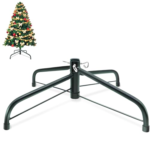 Christbaumständer 40/50/60 cm - Baumständer für Künstliche Weihnachtsbaum Kreuz Basis 150-240 cm - Klappbarer Weihnachtsbaumständer mit 2.2-3.2 cm Bohrung - Grüner Tannenbaumständer Christbaumständer 40/50/60 cm - Baumständer für Künstliche Weihnachtsbaum Kreuz Basis 150-240 cm - Klappbarer Weihnachtsbaumständer mit 2.2-3.2 cm Bohrung - Grüner Tannenbaumständer