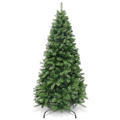 YEAUPE PRO Künstlicher Weihnachtsbaum 180 cm, PVC Tannenbaum Künstlich, 3-teiligem Aufbau, Ideal für Wohnzimmer, Supermarkt und Hotel