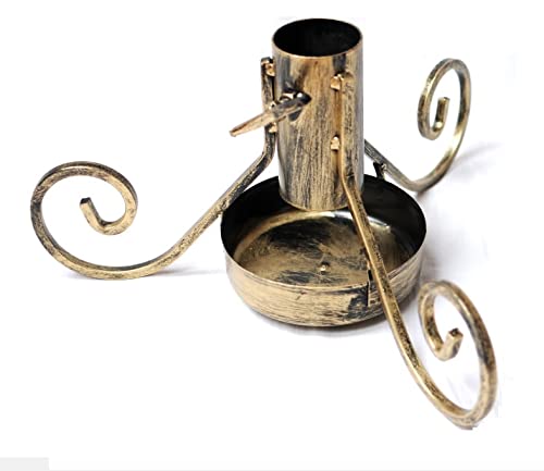DIXIE STORE Christbaumständer mit Wasserbehälter - Gold Weihnachtsbaumständer mit Wassertank Baumständer Weihnachten - Weihnachtsbaum Ständer für Weihnachtsbaum Weihnachtsbaum Standfuß