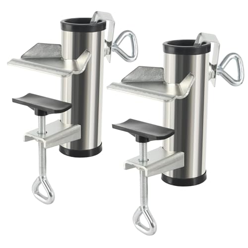 2 Stück Sonnenschirm Balkon Halterung Verzinkt Verdickung Stile Ø25-38mm Sonnenschirmhalter Balkongeländer Sonnenschirm Halterung Balkon Sonnenschirm Balkongeländer Schirmhalterung Balkongeländer