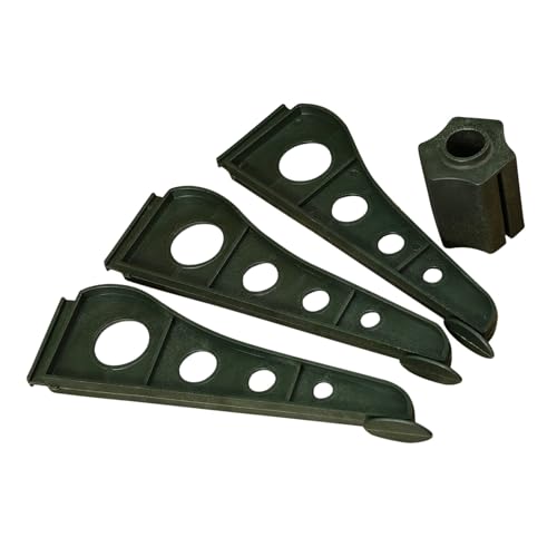 EPIGEIST Stabiler Christbaumständer für Künstliche Weihnachtsbäume Abnehmbarer Kunststofffuß Passend für Stangen Langlebiger Ersatzhalter für Innen Außenbereich Einfache Montage