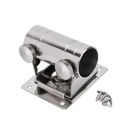 NVOQILIN Angelbox Sonnenschirmhalterung Ständer Basis Edelstahl Schirmständer Outdoor Angelzubehör Angelbox Schirmhalter